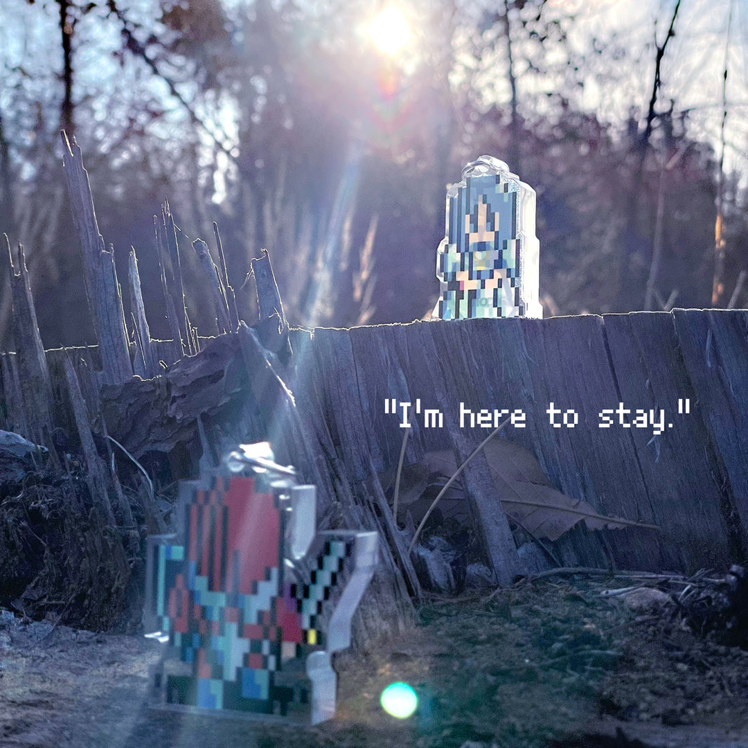 『I'm here to stay.』