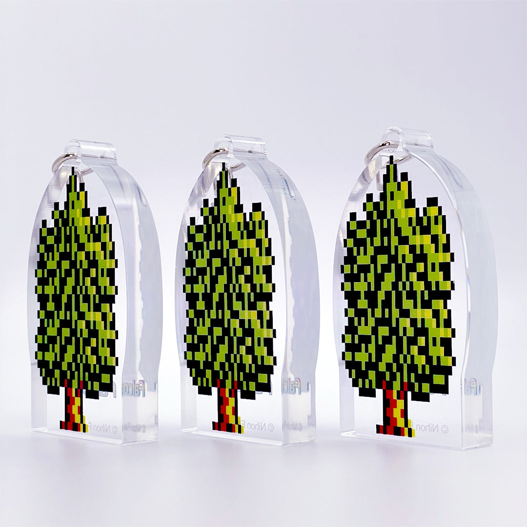 ◤12/26㊎まで◢ イース ドット絵 エステリアの木 3点セット アクスタ／キーホルダー