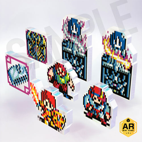 イースⅠ・Ⅱ ドット絵 ドント・ゴー・ソー・スムースリー7種セット アクスタ／キーホルダー