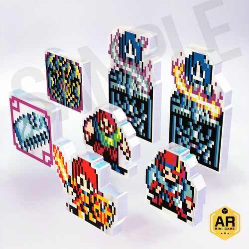 イースⅠ・Ⅱ ドット絵 ドント・ゴー・ソー・スムースリー7種セット アクスタ／キーホルダー