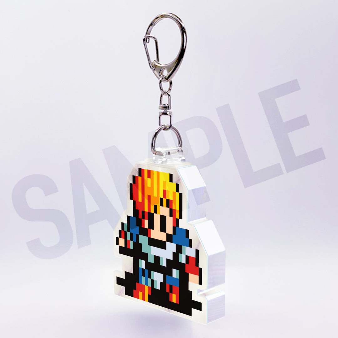 ドラゴンスレイヤー英雄伝説 ドット絵 セリオス王子 アクスタ／キーホルダー