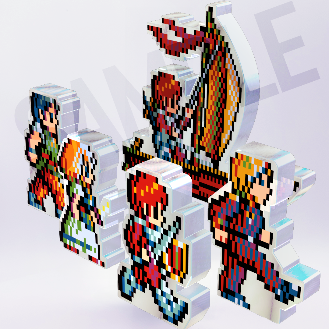 ワンダラーズフロムイース ドット絵 ワンダラーズスピリッツ アクスタ／キーホルダー