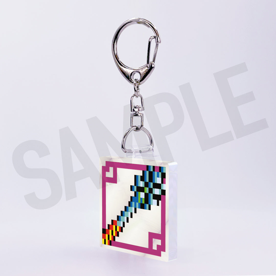 イースⅡ ドット絵 テレパシーの魔法 アクスタ／キーホルダー