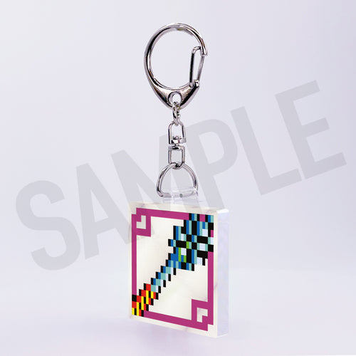 イースⅡ ドット絵 テレパシーの魔法 アクスタ／キーホルダー