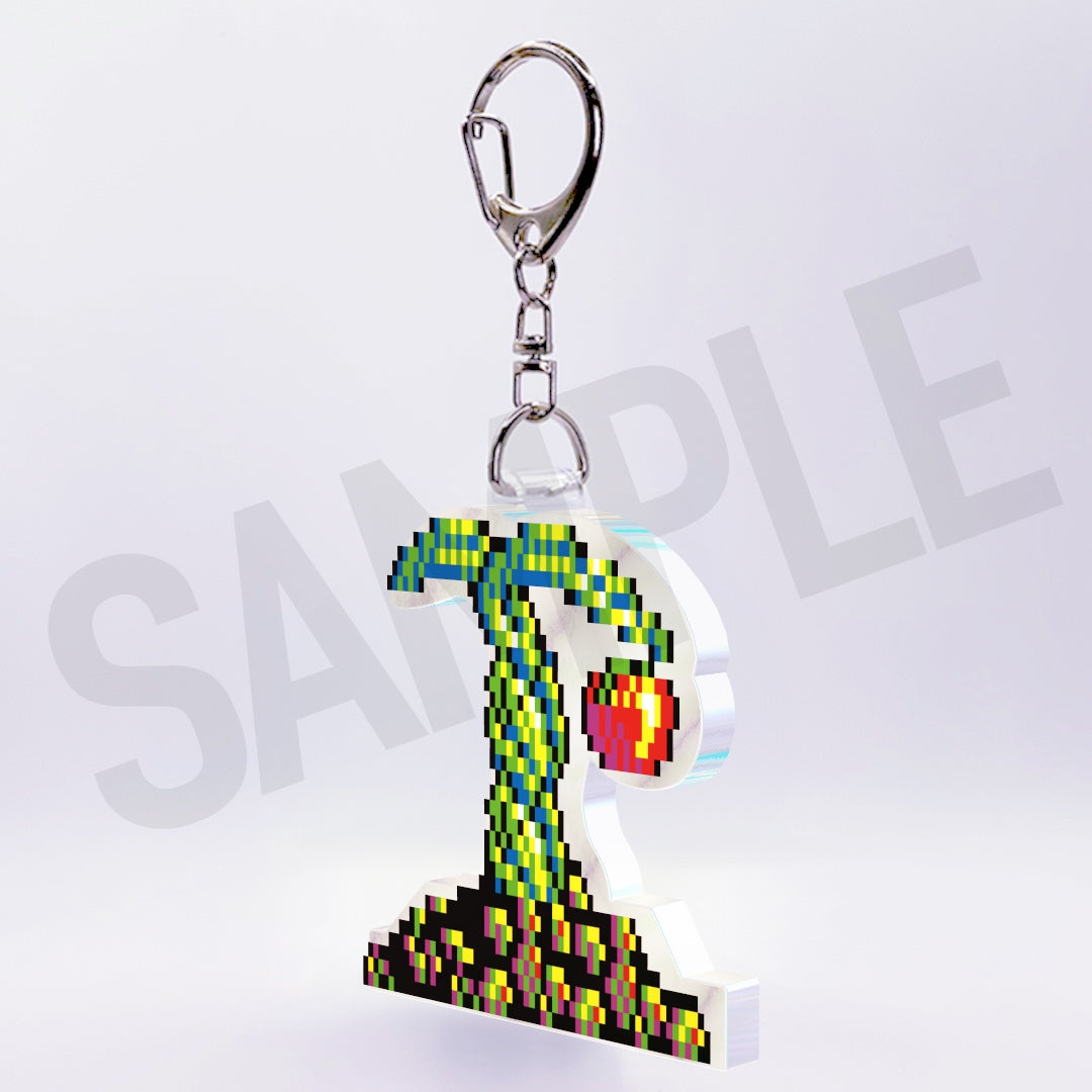 ソーサリアン ドット絵 小さな芽と赤い果実 アクスタ／キーホルダー