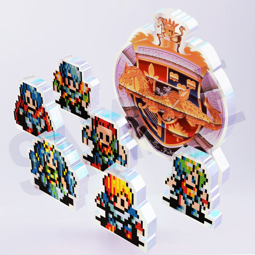 ドラゴンスレイヤー英雄伝説 ザ・レジェンド・オブ・ヒーローズ7種セット アクスタ／キーホルダー