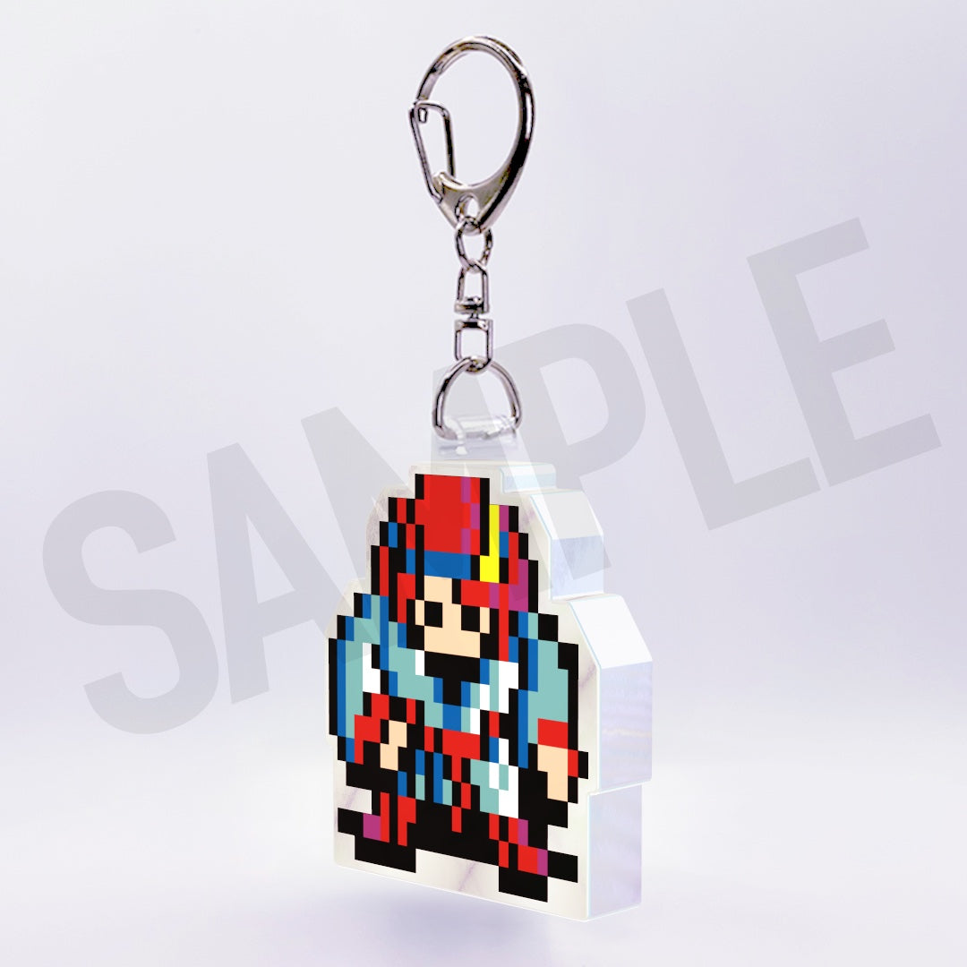 イースⅡ ドット絵 ルタ=ジェンマ アクスタ／キーホルダー