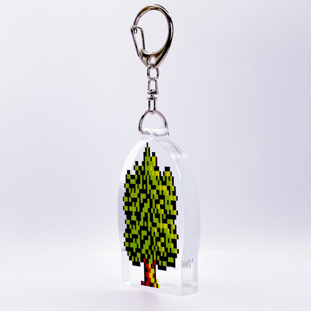 ◤12/26㊎まで◢ イース ドット絵 エステリアの木 アクスタ／キーホルダー